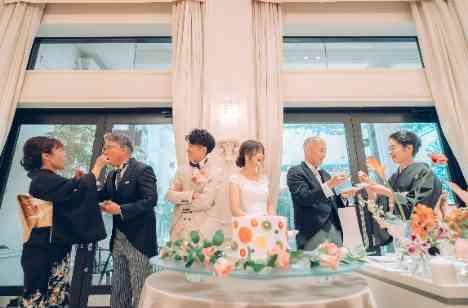 ペットも一緒に過ごせる リングドッグも思い出に♡の披露宴画像