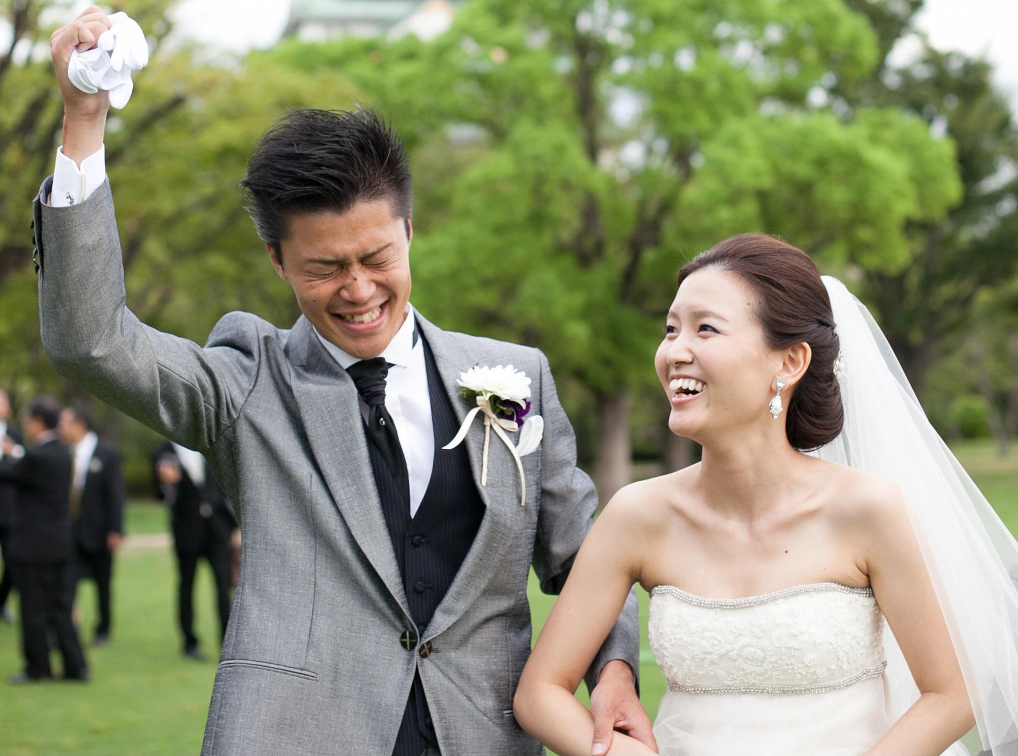 ゲストが主役 感謝 感動 楽しいを感じるパーティ 大阪城西の丸庭園 大阪迎賓館の結婚式挙式実例 結婚式場探しはハナユメ