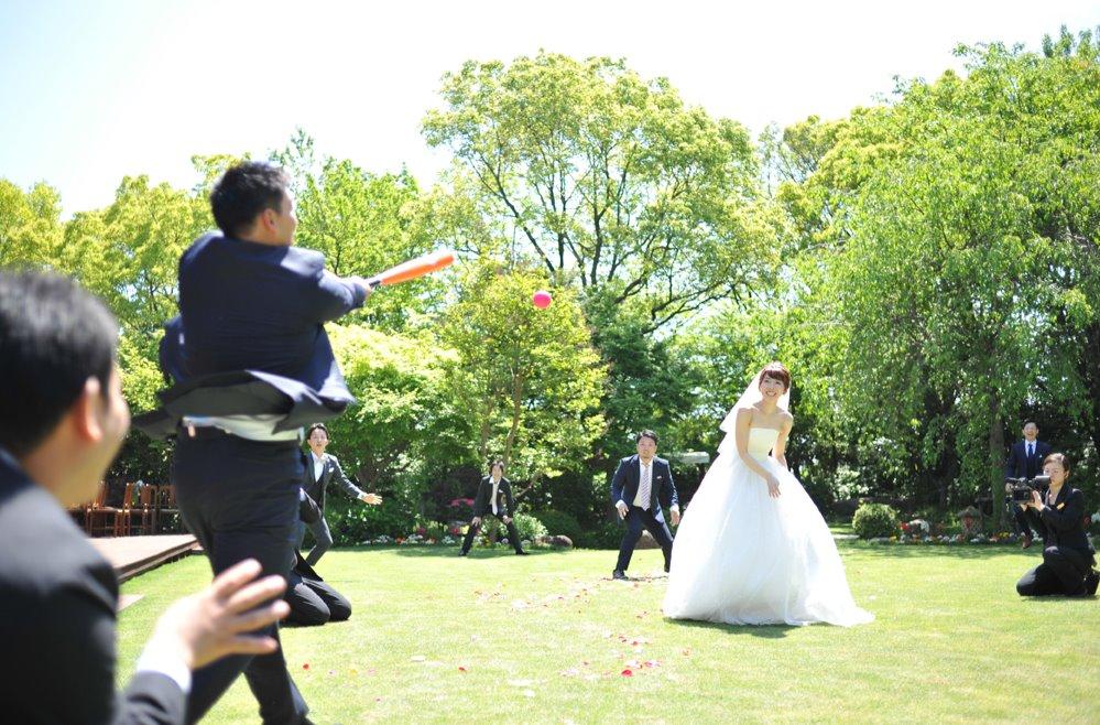 愛犬もゲストも楽しんでくれる“ガーデンパーティ”の演出画像