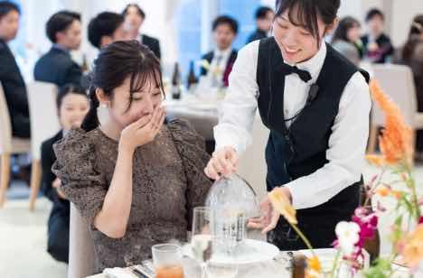 かわいい天使を真ん中に　〜家族になる日〜の披露宴画像