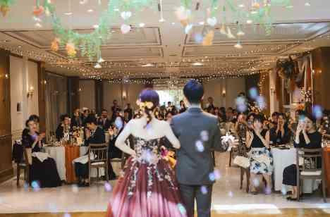 garden party weddingの披露宴画像