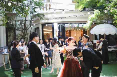 garden party weddingの演出画像