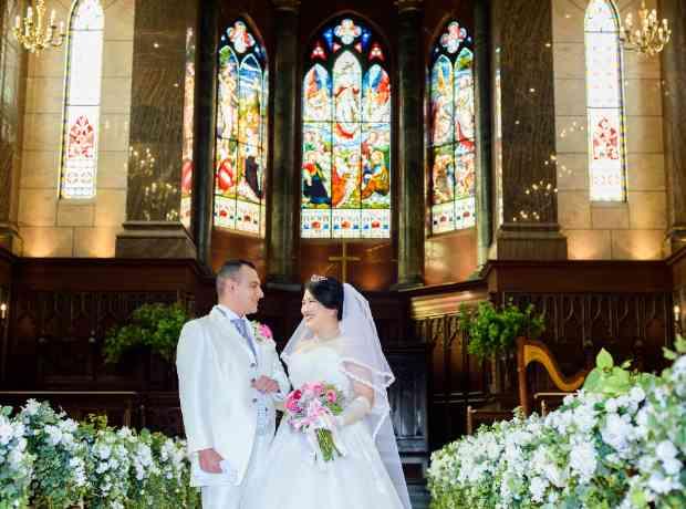 家族への感謝がたくさん溢れた結婚式♪の挙式実例画像