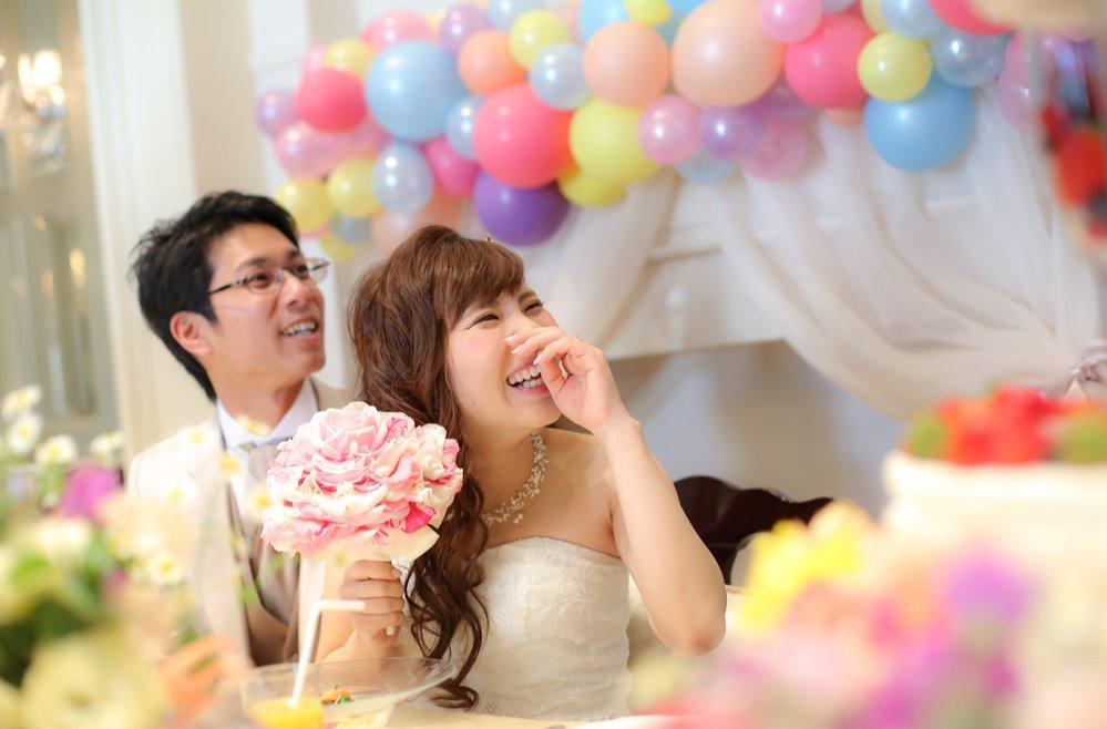 ゲストに楽しんでいただく結婚式の披露宴画像