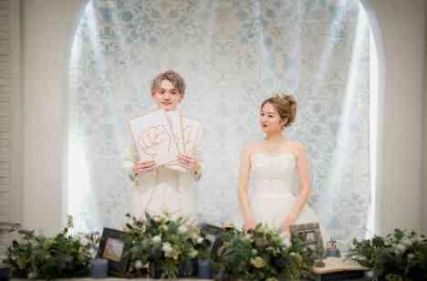 美容師のおふたりのおしゃれWeddingの演出画像