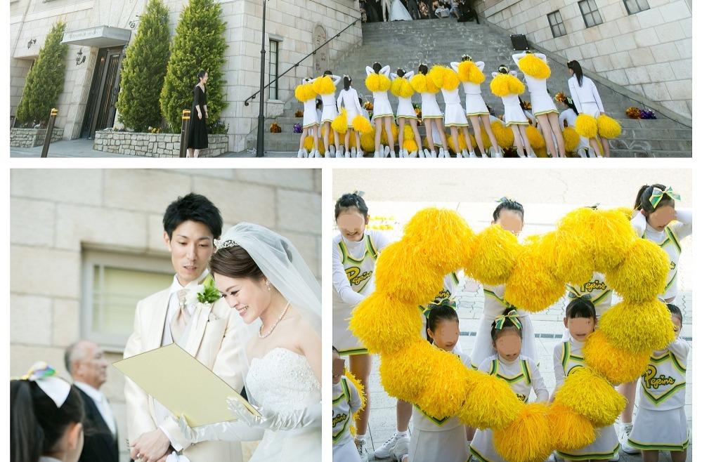 チアダンスで祝福！華やかWEDDING！の演出画像