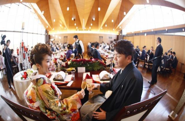 1日1組限定でゲストとゆっくり楽しめた結婚式!の披露宴画像