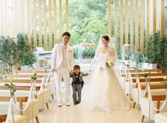 アットホームな雰囲気に大満足の結婚式！の挙式実例画像
