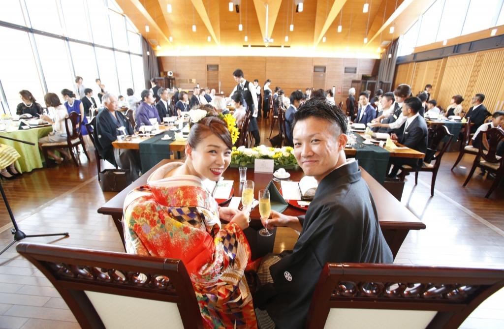 奈良で結婚式をするなら絶対にここと思える式場です!の披露宴画像