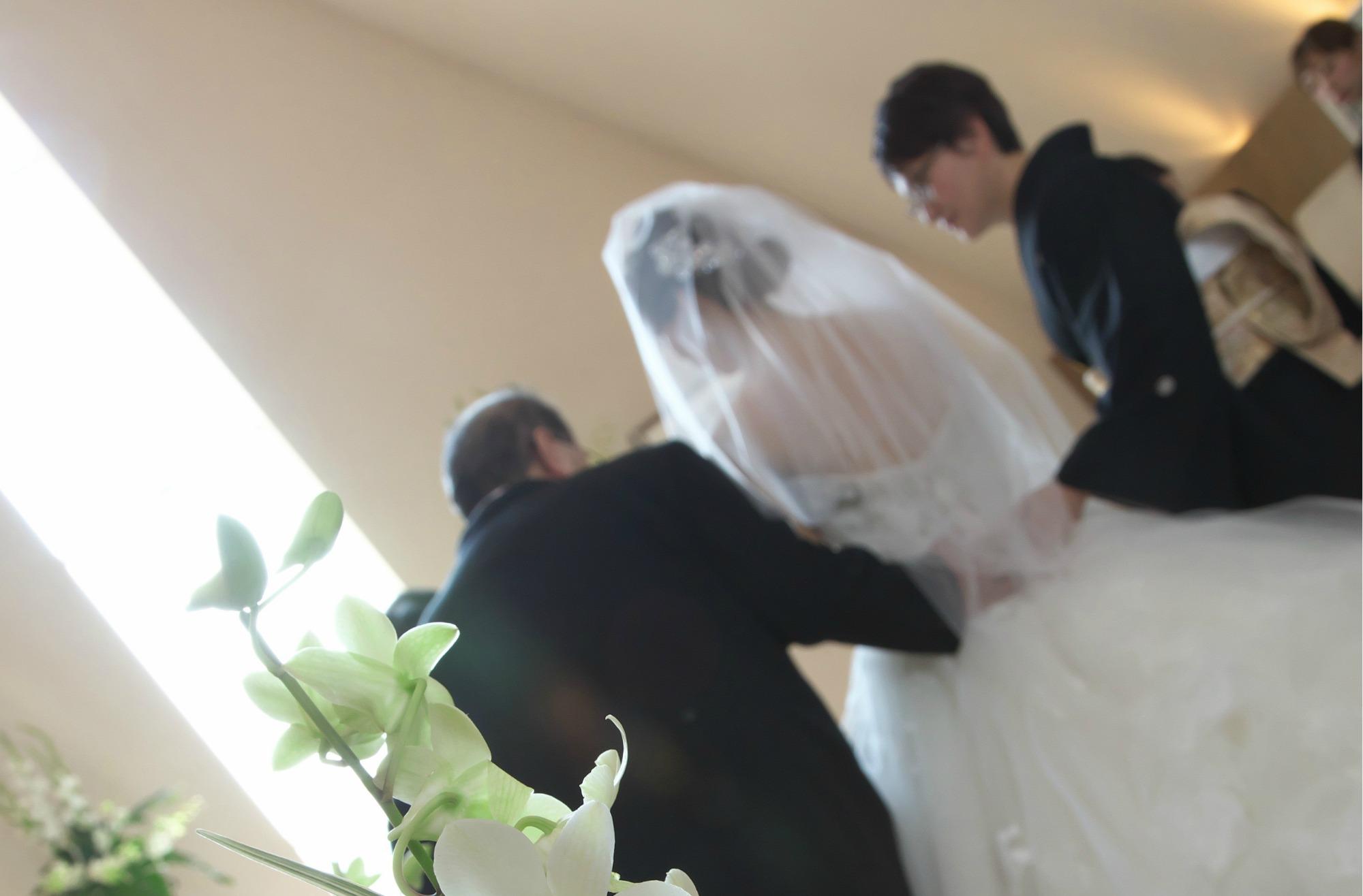 お洒落weddingの挙式画像