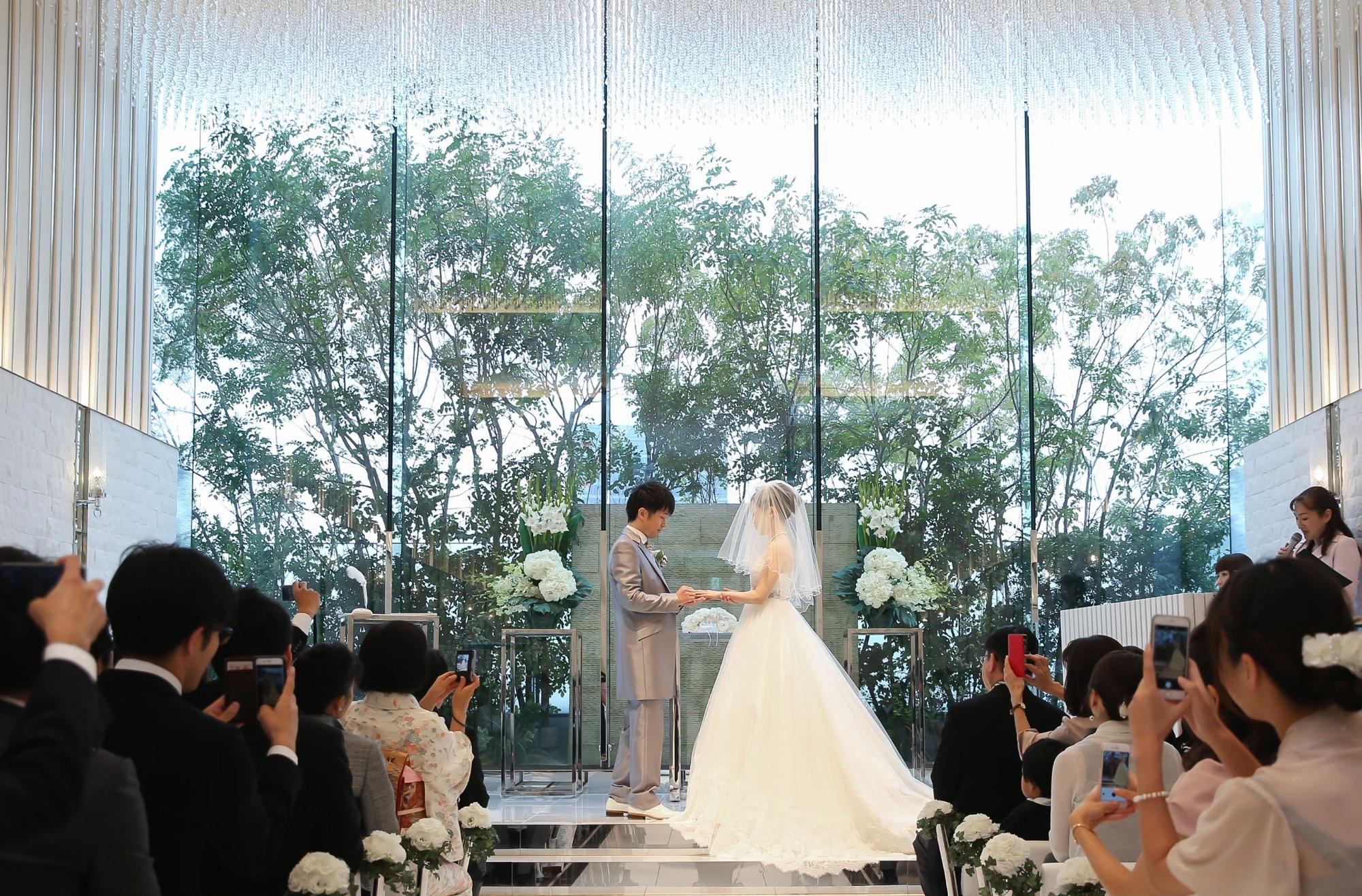 こだわりの結婚式の挙式画像