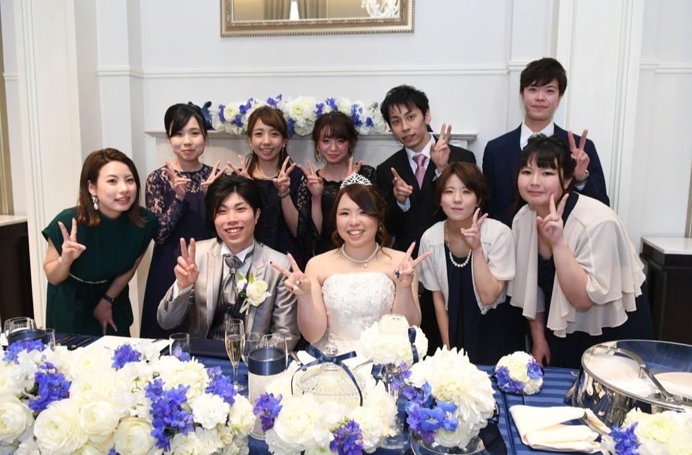 アットホームな雰囲気で笑顔溢れるご結婚式の披露宴画像