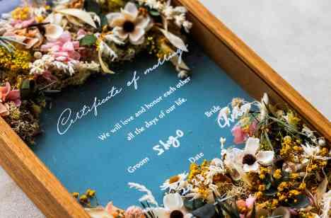 特別な料理でおもてなし！アットホームweddingの挙式画像