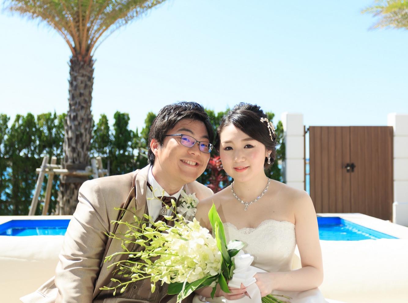 大切なゲストと じっくり過ごす沖縄Weddingの挙式実例画像