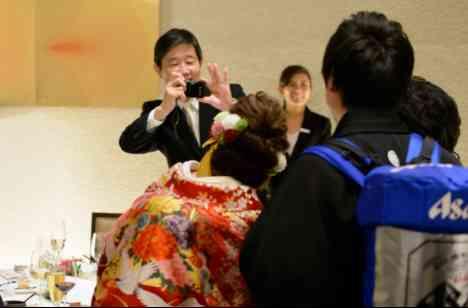 京都らしさで、ゲストに感謝のおもてなしの演出画像