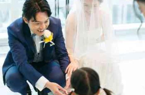 ゲストと創り上げるオリジナルWEDDING♡の挙式画像