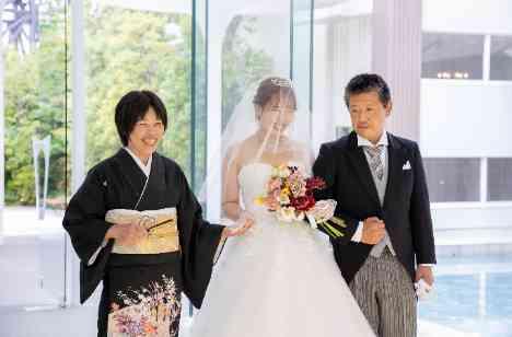 自分たちだけでなくゲストの事も大切にした結婚式‼の挙式画像