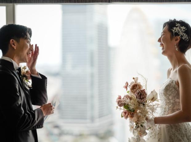 憧れ叶えるおふたりらしいWeddingの挙式実例画像