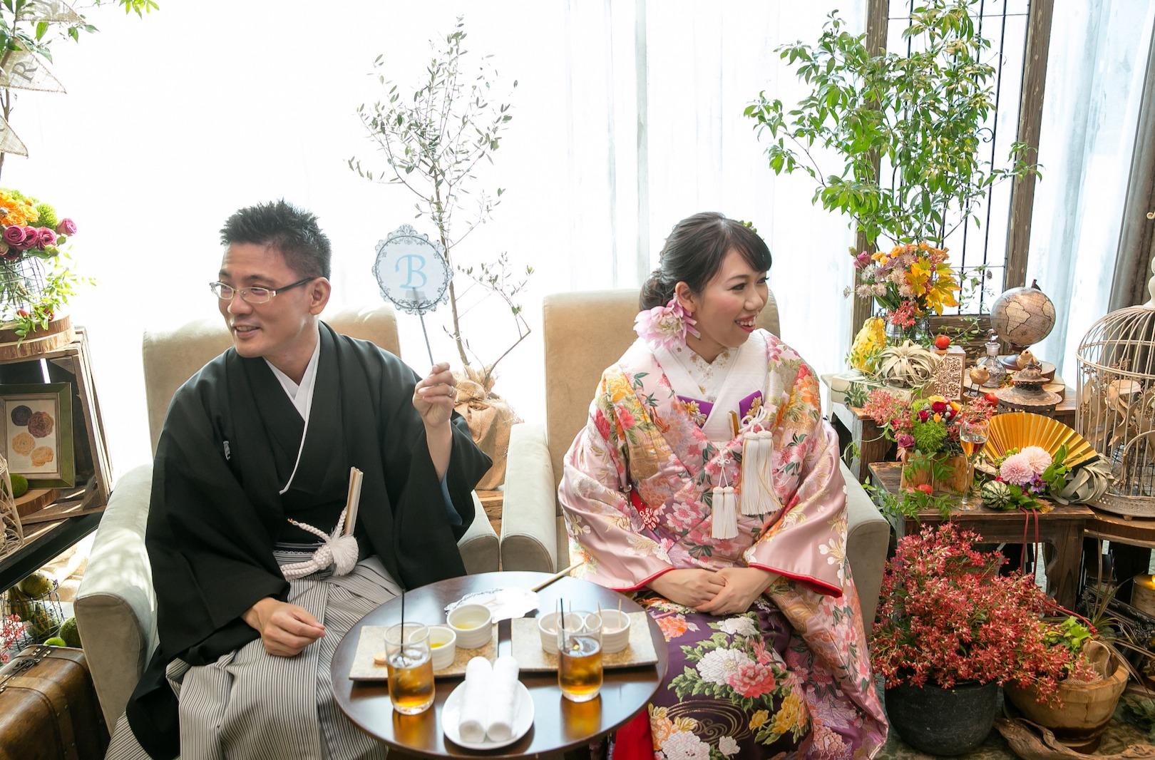 おもてなし重視のウェディングの演出画像