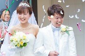 笑う門には「福」來たるの挙式画像
