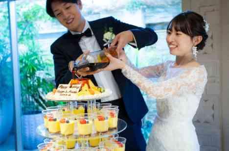 お二人らしさと楽しい!が溢れるWeddingの披露宴画像