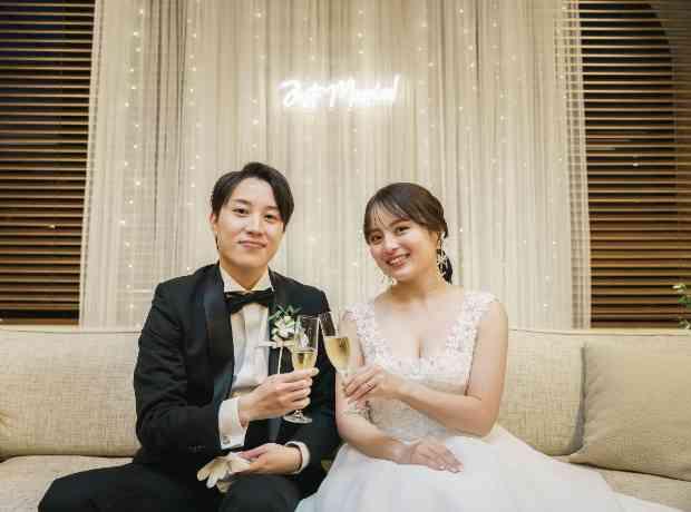 こだわりを沢山詰め込んだおしゃれウエディングの挙式実例画像