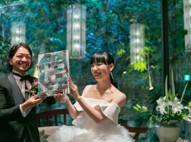 美空間で叶える和モダンウエディング　の挙式実例画像