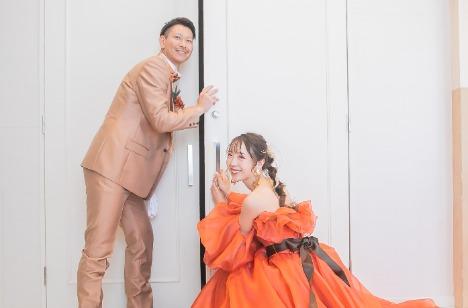 至高橙色！こだわりＷＥＤＤＩＮＧ♪♪の披露宴画像