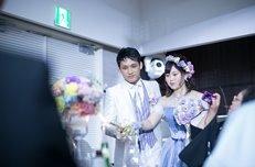 アットホームで自分達らしい結婚式の披露宴画像