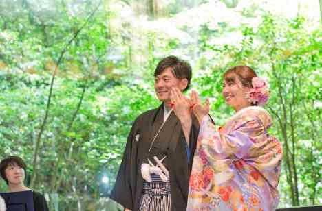 美食のもてなしと和モダン邸宅で非日常な一日をの挙式画像