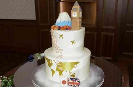 日本のおもてなしとイギリス要素を詰め込んだ結婚式の披露宴画像
