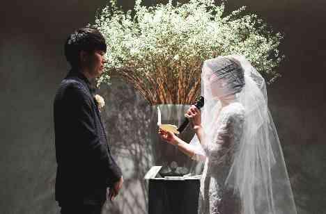 今までで一番いい式だったとゲストに言われた結婚式の挙式画像