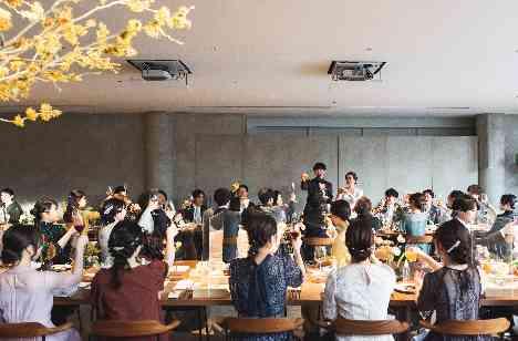 今までで一番いい式だったとゲストに言われた結婚式の披露宴画像