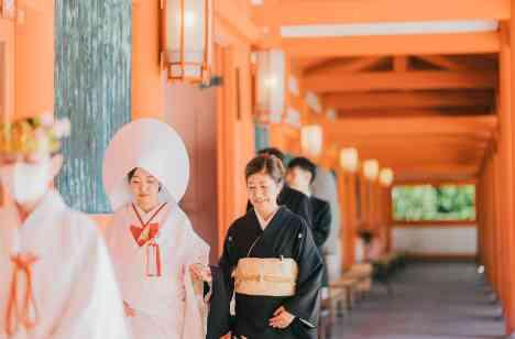 美景で叶える京のおもてなしウエディングの挙式画像