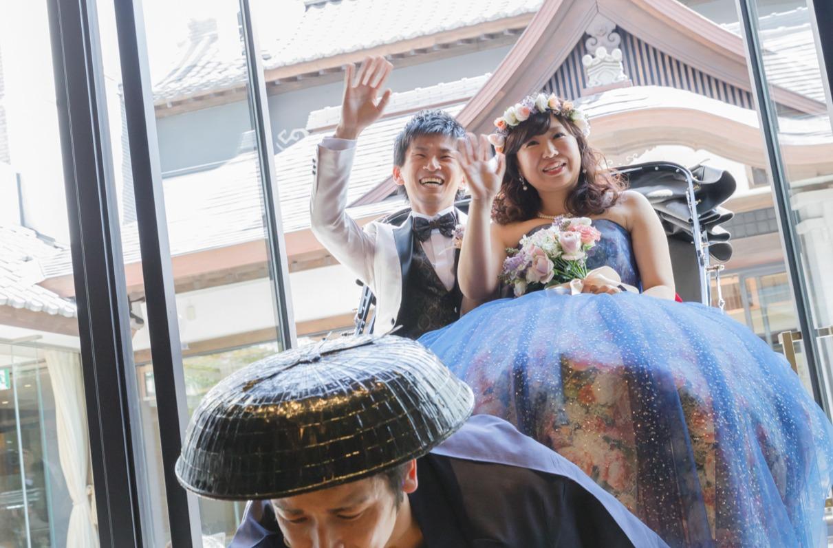 お二人らしい笑顔と涙の結婚式☆の演出画像