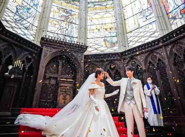 終始楽しくてあっという間の結婚式の一日の挙式実例画像