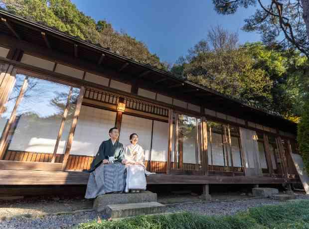 日本家屋１棟貸切で過ごすアットホームWEDDINGの挙式実例画像