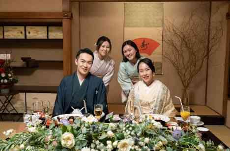 日本家屋1棟貸切で過ごすアットホームWEDDINGの披露宴画像