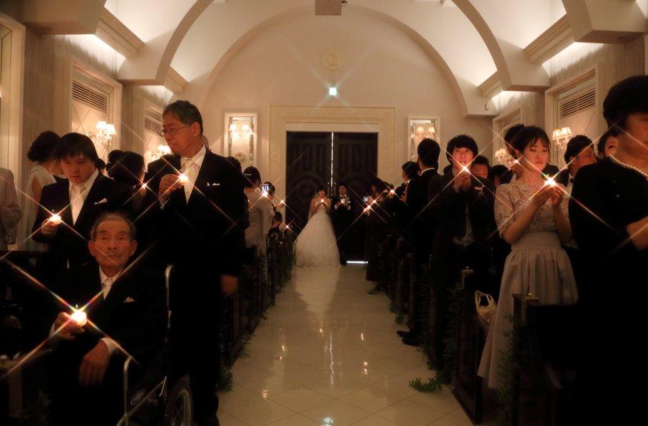 アフターパーティーまでゆっくり楽しむウエディング♪の挙式画像