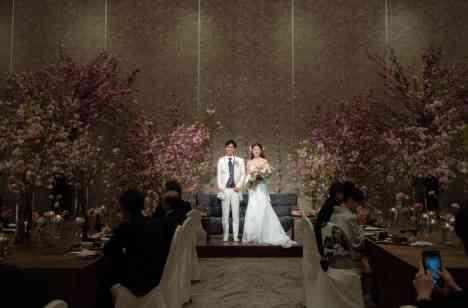 🌸🌸披露宴のテーマは"夜桜"です🌸🌸の演出画像