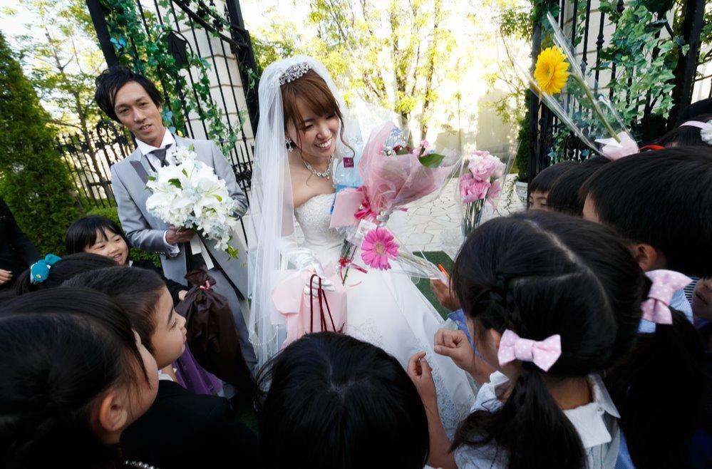 大好きに囲まれた結婚式の演出画像