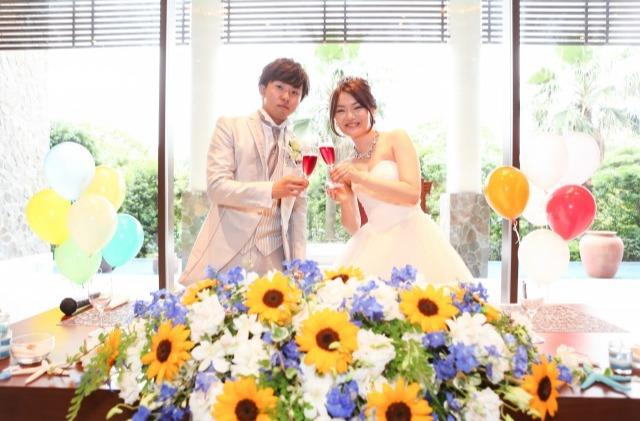 HAPPY RESORT WEDDING　♪の披露宴画像