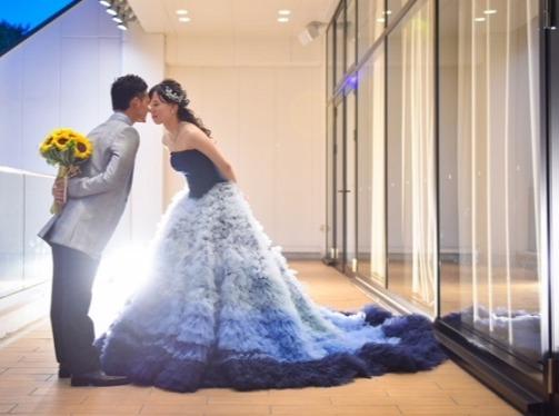 ～笑顔溢れるヒマワリwedding～の挙式実例画像