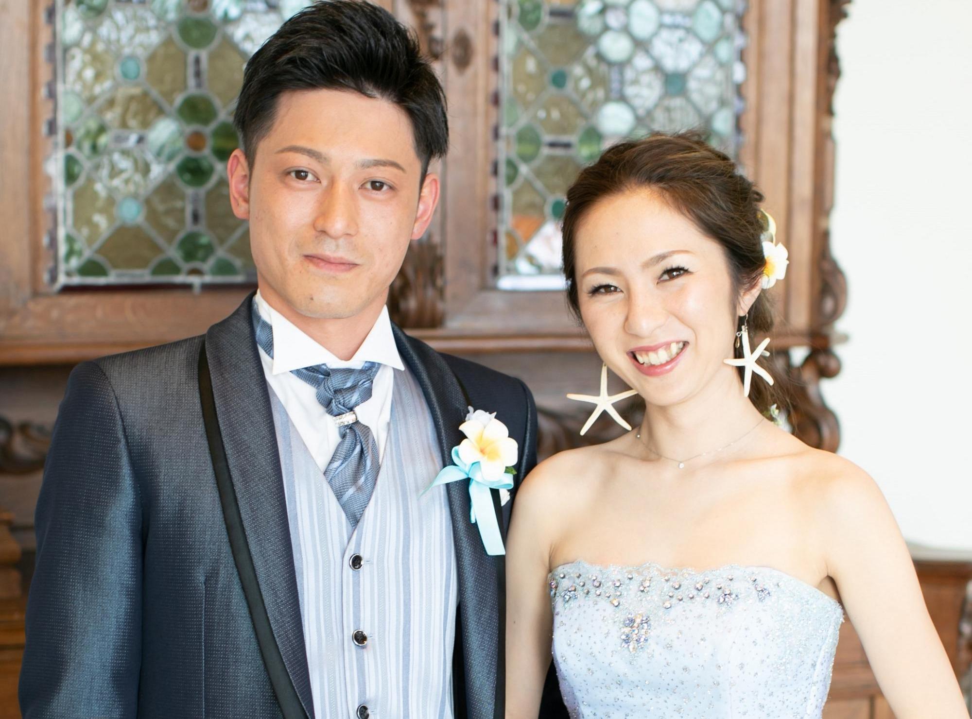 海をモチーフにした、笑顔溢れるアットホームな結婚式の挙式実例画像