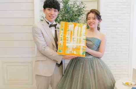 笑顔が素敵なおふたりのWedding✨の披露宴画像