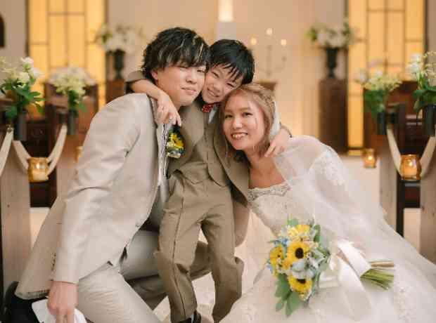 ２世代の結婚式「両親と同じ教会で…」の挙式実例画像