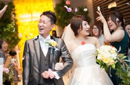 笑いあり涙ありのハートフルなご結婚式の挙式画像