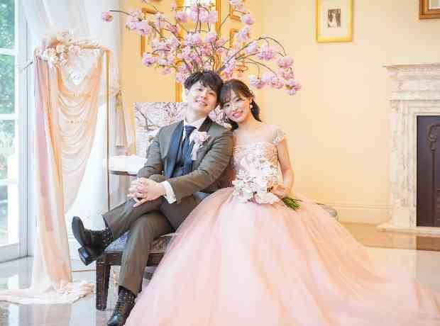 ゲストの笑顔が満開！桜で彩る春色ウエディングの挙式実例画像
