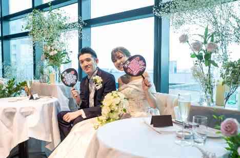 こだわりいっぱいのWeddingParty**の披露宴画像
