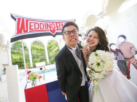 お二人らしいが詰まった結婚式の挙式実例画像